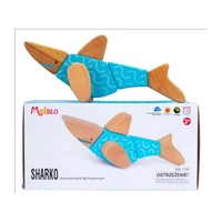 Malblo Eco SHARKO 7w1 drewniane klocki dla kreatywnych