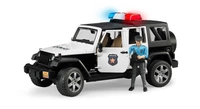 BRUDER 02526 Jeep Wrangler Unlimited Rubicon policyjny z figurką policjanta