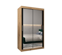 TOKYO 03 Szafa przesuwna 120x62x200 cm dąb artisan / czarny