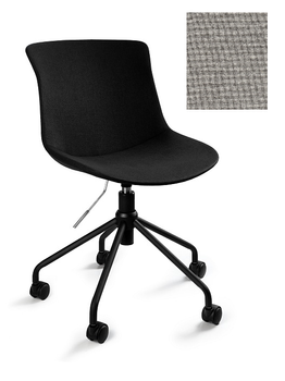 UNIQUE Fotel obrotowy EASY R - jasny szary