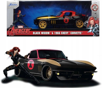 Auto Marvel Black Widow Chevy 1966 1:24