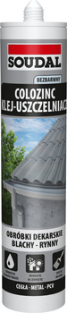 SOUDAL Klej-uszczelniacz do blach ocynkowanych Colozinc - 290 ml szary