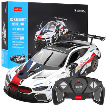 RASTAR Autko zdalnie sterowane  R/C BMW M8 GTE 1:18 RASTAR