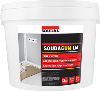 SOUDAL Membrana wodoszczelna Soudagum LM 1,3 kg