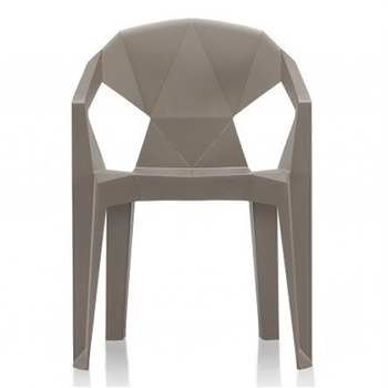 Krzesło ogrodowe MUZE - TAUPE