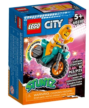 LEGO City Motocykl kaskaderski z kurczakiem 60310