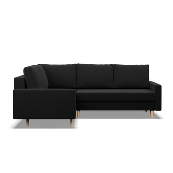 ADAMS Narożnik BLANK LO rozkładany z pianki poliuretanowej - czarny