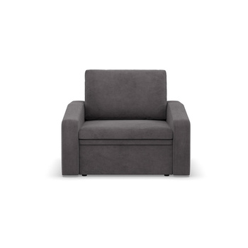 ADAMS Fotel ORBIT pianka poliuretanowa -  ciemny szary