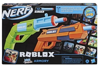 HASBRO Wyrzutnie Nerf Roblox Jailbreak Armory + 10