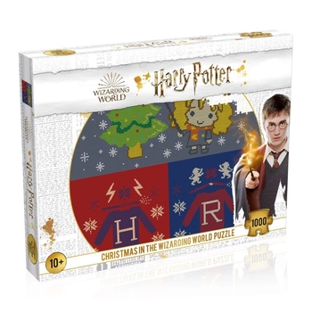 WINNING MOVES Puzzle 1000 elementów Harry Potter Christmas w Wizardig World