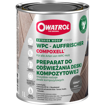 OWATROL Compoxell Ochrona desek kompozytowych przywraca kolor 1L szary