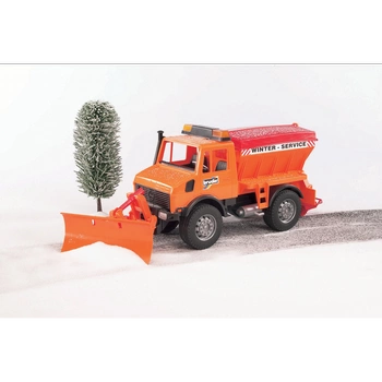 BRUDER MB Unimog odśnieżarko piaskarka 02572