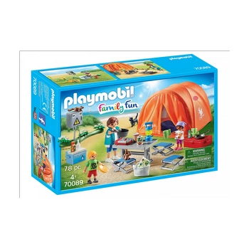 Playmobil Zestaw z figurkami Family Fun 70089 - rodzina na kempingu