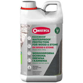 OWATROL H4 Wood  Hydrofobowy odpychający wodę środek do drewna 2,5L