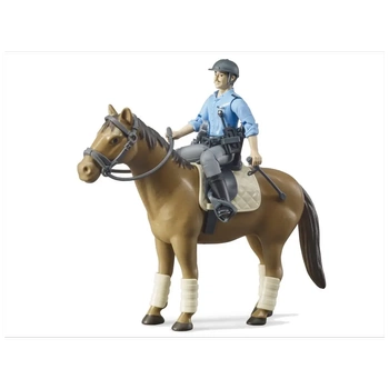 BRUDER Figurka policjanta na koniu 62507