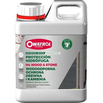 OWATROL H4 Wood hydrofobowy odpychający wodę środek do drewna 1L