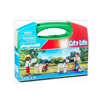 Playmobil Zestaw City Life 70530 Skrzyneczka Spacer z psami