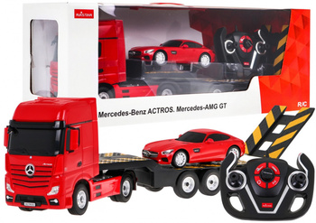 RASTAR Autko R/C Mercedes Benz Actros z Naczepą 1:26 Mercedes Benz