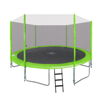 SkyRamiz Trampolina ogrodowa 14 FT 427cm zielona