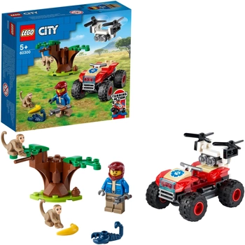 LEGO City - Quad ratowników dzikich zwierząt 60300