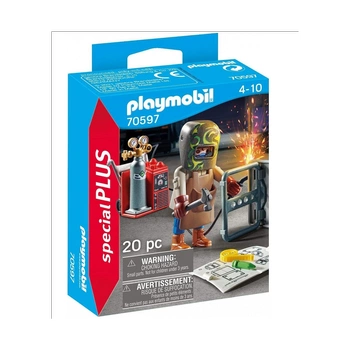 Playmobil Zestaw figurek Special Plus 70597 - Spawacz z narzędziami