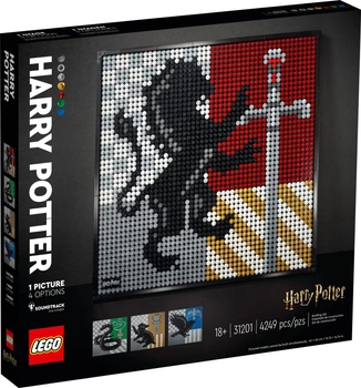 LEGO Art Harry Potter Herby Hogwartu - 31201