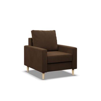 ADAMS Fotel BLANK z pianki poliuretanowej - brązowy