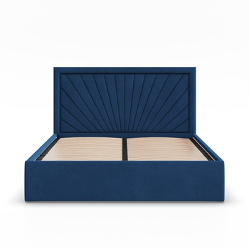 ADAMS  Łóżko stelażowe VASTO 140x200 cm z drewniany stelaż -  TRINITY morski