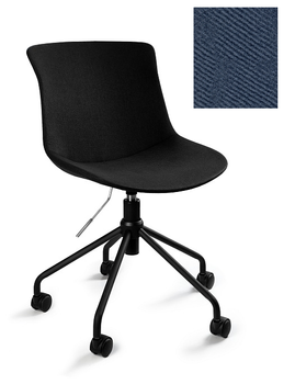 Fotel obrotowy EASY R - CIEMNY NIEBIESKI