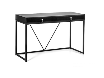 UNIQUE Biurko NORTES - lakierowana płyta MDF czarna