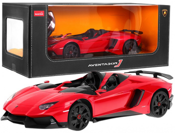 Lamborghini Aventador J czerwony RASTAR model 1:12 Zdalnie sterowane auto + Pilot 2,4 GHz