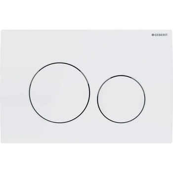 GEBERIT Przycisk uruchamiający Delta20, przedni, biały-alpin