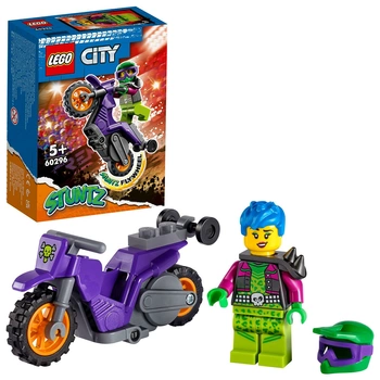 LEGO City Wheelie na motocyklu kaskaderskim - 60296