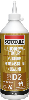 SOUDAL Biały klej do drewna 62A - 750g