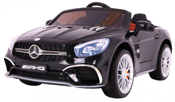 Auto na akumulator Mercedes AMG SL65 czarny + Pilot + Bagażnik + Regulacja siedzenia + MP3 LED + Wolny Start