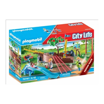 Playmobil Zestaw City Life 70741- plac zabaw z wrakiem statku