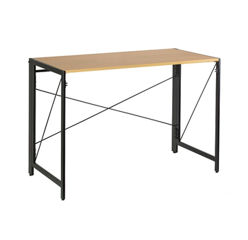 UNIQUE Biurko QUICK 110x55 cm - CZARNY/GOLDEN TEAK