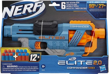 Hasbro  Wyrzutnia Blaster Nerf Elite 2.0 Commander+ 12 strzałek