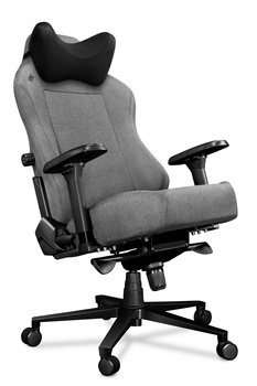 YUMISU Fotel biurowy/gamingowy 2054 Materiał CLOUD/BLACK