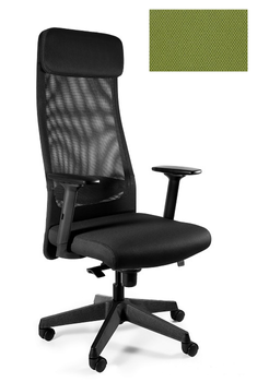 UNIQUE Fotel biurowy ARES MESH - BL411 OLIVE