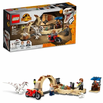 LEGO Jurassic World - Atrociraptor: pościg na motocyklu 76945