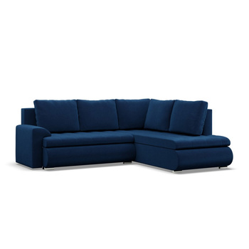 ADAMS Narożnik FORESTA z otomaną KRONOS 09 - granatowy