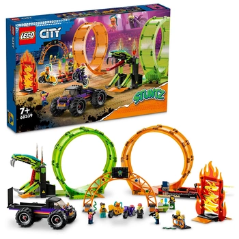 LEGO City Stuntz - Kaskaderska arena z dwoma pętlami 60339