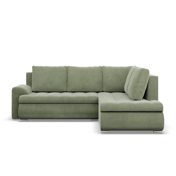 ADAMS Narożnik FORESTA z otomaną POSO 47 oliwkowy