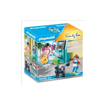 Playmobil Zestaw z figurkami Family Fun 70439 - urlopowicze przy bankomacie