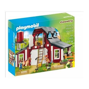 Playmobil Zestaw figurek Gospodarstwo rolne z silosem