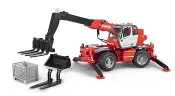 BRUDER 02129 Manitou teleskopowy MRT 2150 z akcesoriami