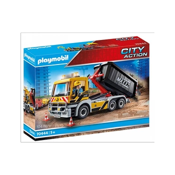 Playmobil Zestaw z figurkami City Action 70444 - samochód ciężarowy z wymiennym nadwoziem