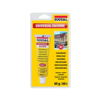 SOUDAL Silikon uniwersalny w tubce 60g biały