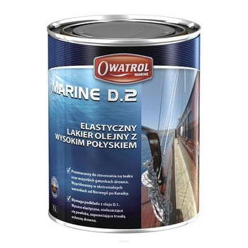 OWATROL MARINE D2 Oleisty Lakier do łodzi 2,5L